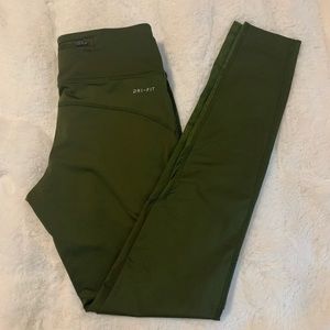 Olive green Nike leggings
